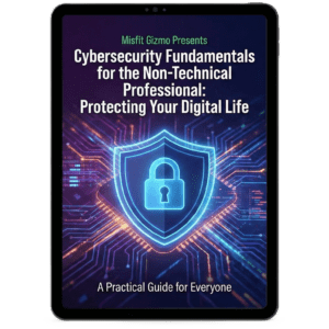 Book cover: Cybersecurity Fundamentals for Non-Technical Professional. Non-Technical Cybersecurity Guide.