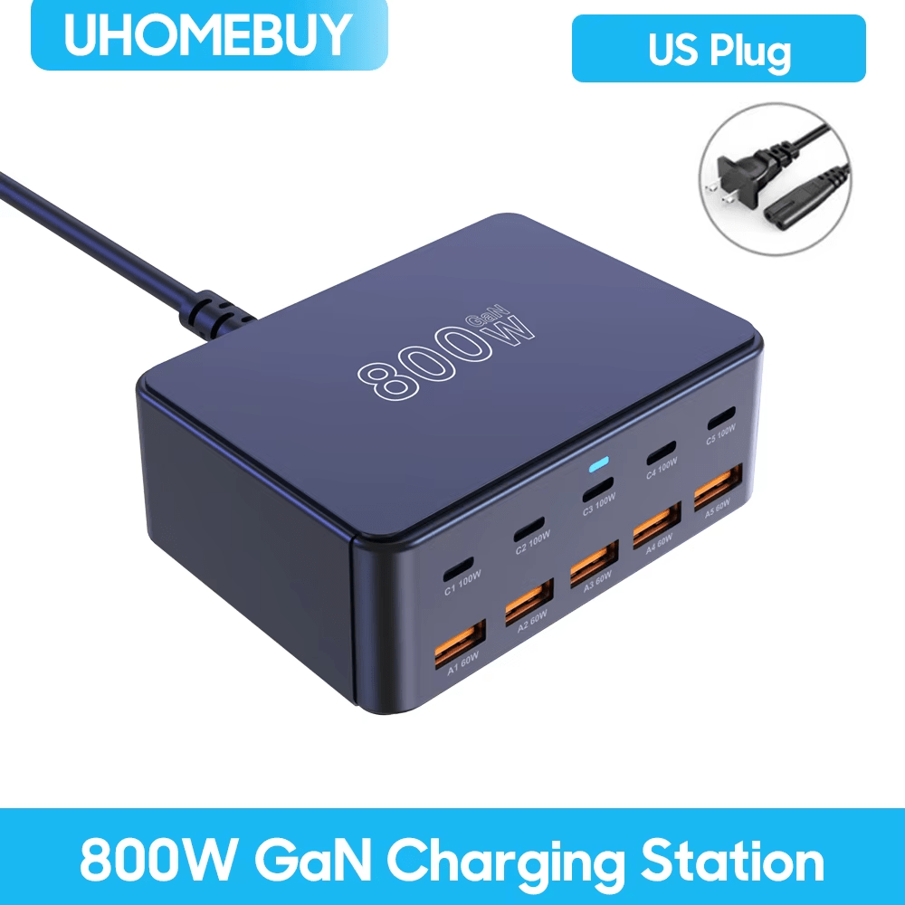 800W USB C GaN Charger 100W PD3.0 Multiport - Image 8
