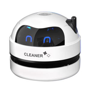 Desktop Vacuum Cleaner | Portable USB Rechargeable Mini Desk Vacuum for Keyboard, Dust, & Crumbs